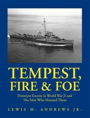 Cover of: Tempest, Fire and Foe | Lewis M. Andrews