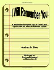 Cover of: I Will Remember You