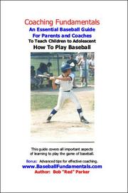 Cover of: Coaching Fundamentals by Bob Parker