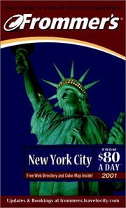 Cover of: Frommer's New York City From $80 a Day 2001