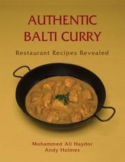 Cover of: Authentic Balti Curry by Mohammed Ali Haydor, Andy Holmes