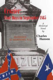 Cover of: Crozier: Four Days in September 1865