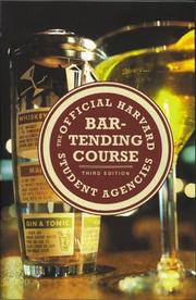 Cover of: The Official Harvard Student Agencies Bartending Course