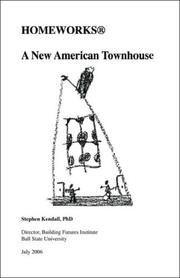 Cover of: Homeworks®: A New American Townhouse