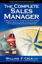 Cover of: The Complete Sales Manager