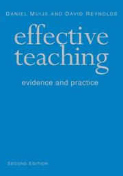 Cover of: Effective Teaching by Daniel Muijs, David Reynolds