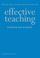Cover of: Effective Teaching