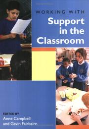 Cover of: Working with support in the classroom