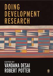 Cover of: Doing Development Research by 