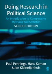 Cover of: Doing Research in Political Science by Paul Pennings, Hans Keman, Jan Kleinnijenhuis