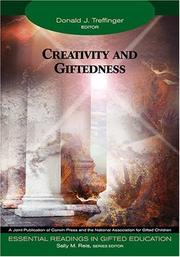 Cover of Creativity and giftedness by Donald J Treffinger