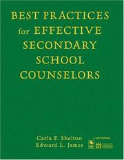 Cover of: Best Practices for Effective Secondary School Counselors