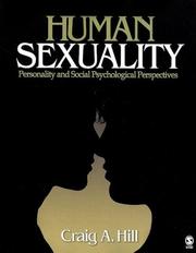 Cover of: Human Sexuality: Personality and Social Psychological Perspectives