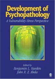 Development of psychopathology by Sage Publications