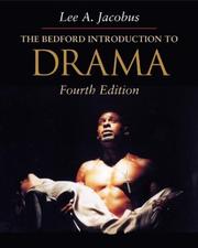 Cover of: The Bedford Introduction to Drama (4th edition) by Lee A. Jacobus