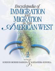 Cover of: Encyclopedia of immigration and migration in the American West