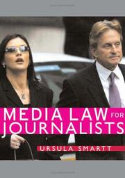 Cover of: Media Law for Journalists by Ursula Smartt