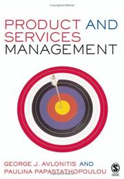 Cover of: Product and Services Management