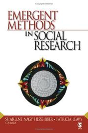 Cover of: Emergent methods in social research