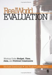 Cover of: RealWorld evaluation: working under budget, time, data, and political constraints