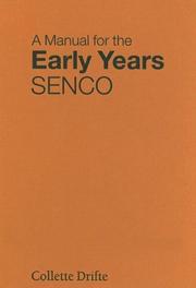 Cover of: A Manual for the Early Years SENCO