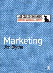 Cover of: Marketing (SAGE Course Companions) by Jim Blythe