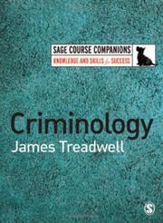 Cover of: Criminology (SAGE Course Companions)