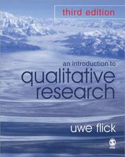 Cover of: An Introduction to Qualitative Research | Uwe Flick