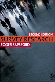 Cover of: Survey Research by Roger Sapsford