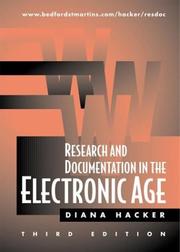 Cover of: Research and Documentation in the Electronic Age | Diana Hacker