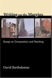 Cover of: Writing on the margins: essays on composition and teaching