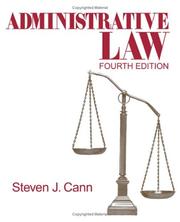 Cover of: Administrative Law (Administrative Law (Sage Publications))