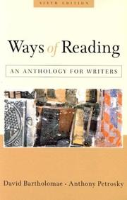 Ways of reading by David Bartholomae, Anthony Petrosky