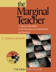 Cover of: The marginal teacher: a step-by-step guide to fair procedures for identification and dismissal