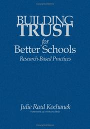Cover of: Building Trust for Better Schools | Julie Reed Kochanek