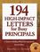 Cover of: 194 High-Impact Letters for Busy Principals