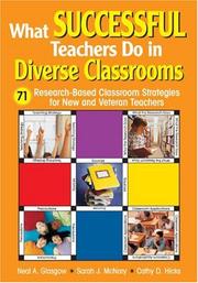 Cover of: What successful teachers do in diverse classrooms: 71 research-based classroom strategies for new and veteran teachers