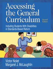 Cover of: Accessing the General Curriculum: Including Students With Disabilities in Standards-Based Reform