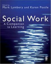Cover of: Social Work: A Companion to Learning