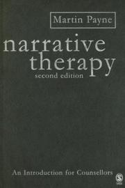 Cover of: Narrative Therapy | Martin Payne