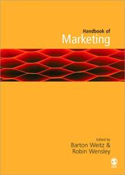 Cover of: Handbook of Marketing