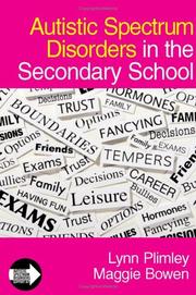 Cover of: Autistic Spectrum Disorders in the Secondary School (Autistic Spectrum Disorder Support Kit)