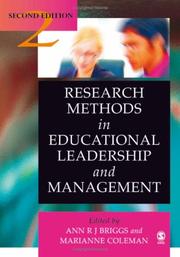 Cover of: Research Methods in Educational Leadership and Management by 