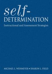 Cover of: Self-Determination: Instructional and Assessment Strategies