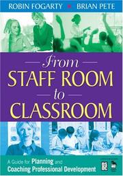 Cover of: From Staff Room to Classroom: A Guide for Planning and Coaching Professional Development