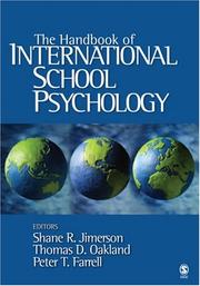 Cover of: The Handbook of International School Psychology