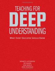 Cover of: Teaching for Deep Understanding by Kenneth A. Leithwood