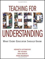 Cover of: Learning for deep understanding: what every teacher should know