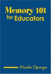 Cover of: Memory 101 for Educators