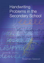 Cover of: Handwriting Problems in the Secondary School by Rosemary Sassoon